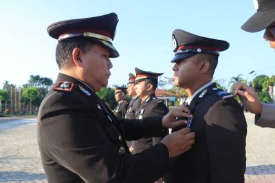 17 Personel Polres Aceh Utara Terima Satyalencana, Dedikasi Dibalas Negara