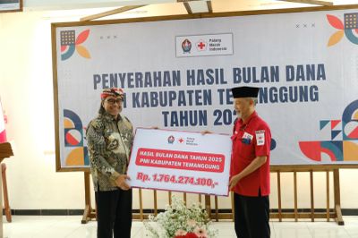 Bupati Temanggung Ikuti Acara Penutupan Penggalangan Dana PMI, dan Pastikan Dana Tersalurkan dengan Tepat Sasaran