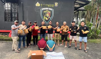 Tiga Bandar Besar Ganja Lintas Wilayah Di Ringkus Satresnarkoba Polres Serang