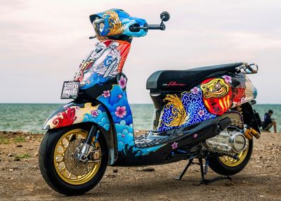 Nih Jadinya saat Grand Filano Hybrid Dimodif Sporty ala Helm Jepang