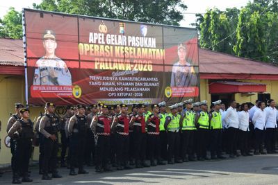 Polres Bone Gelar Operasi Keselamatan Pallawa 2026, Fokus Tertib Lalu Lintas Jelang Operasi Ketupat
