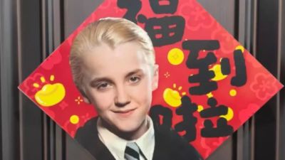 Kehadiran Draco Malfoy Memeriahkan Perayaan Tahun Baru Imlek di Tiongkok