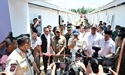 Pemprov Sumut Resmikan Huntara di Tapsel, Langkah Nyata Bangkitkan Korban Bencana