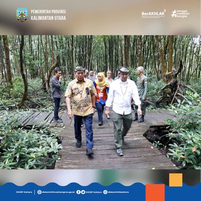 Menteri Kehutanan RI Hadiri Hari Lahan Basah Sedunia di Tarakan, Gubernur Kaltara Tegaskan Peran Mangrove