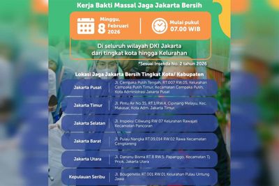 Gerakan Jaga Jakarta Bersih Digelar Serentak, Pemprov DKI Turun Tangan Bareng Warga!
