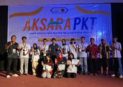 Aksara PKT Sukses Digelar! Teater Dahana SMAN 1 Samarinda Jadi Bintang, Pelajar Bontang dan Kukar Raih Podium