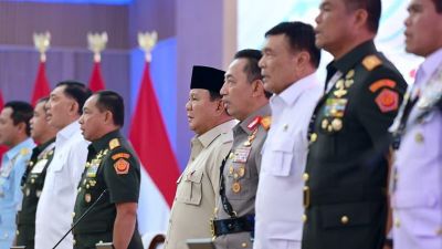 Konsolidasi TNI-Polri dalam Rapat Pimpinan di Istana Kepresidenan
