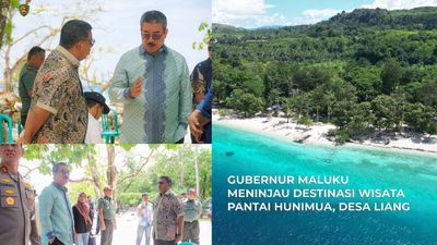 Gubernur Maluku Tinjau Pantai Hunimua Liang, Tegaskan Komitmen Penguatan Infrastruktur dan Pengelolaan Pariwisata
