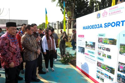 Wajah Baru Meruya! Gubernur DKI Jakarta Resmikan Maroedja Sport Park, Spot Olahraga Kekinian Seharga Rp10,9 Miliar
