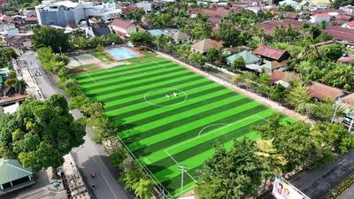 Wajah Baru Lapangan Gaspa Palopo usai Revitalisasi Rampung Lewat Bantuan Rp3,5 Miliar Pemprov Sulsel