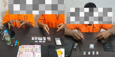 Sehari Dua Penggerebekan di Bengkalis, 3 Pelaku Sabu Ditangkap, Polisi Sita 11 Paket Narkoba