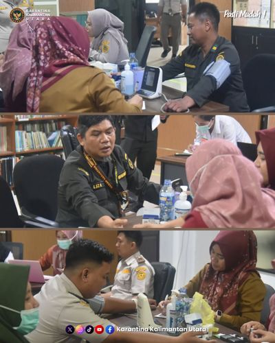 Bangun Budaya Hidup Sehat, Karantina Kaltara Integrasikan Cek Kesehatan PTM