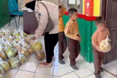 Klarifikasi Video Viral MBG SDN 001: Polisi Pastikan Siswa Terima Paket Gizi Lengkap, Bukan Kelapa Utuh Semata