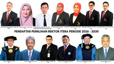 13 Kandidat Rektor Itera, Didominasi dari ITB dan Internal Kampus