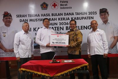 Dana Rp405 Juta Terkumpul, PMI Buleleng Perkuat Program Kemanusiaan