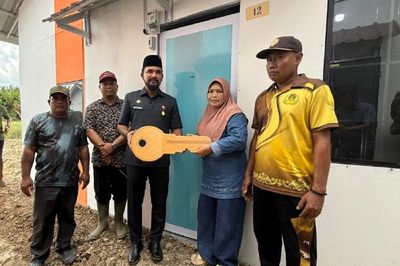 Jelang Ramadhan, Bupati Aceh Timur Resmikan Hunian Sementara Korban Banjir