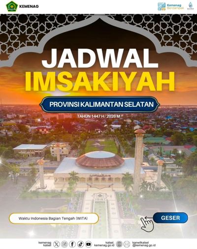 Jadwal Imsakiyah Ramadhan 1447 H 2026 Kalimantan Selatan: Terlengkap & Akurat