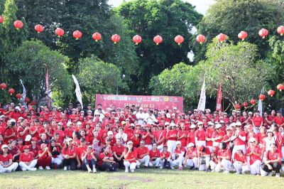 Senam AW S3 Satukan Warga Rayakan Imlek dan HUT Denpasar
