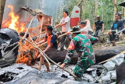 Pesawat Kargo Pelita Air Jatuh di Nunukan