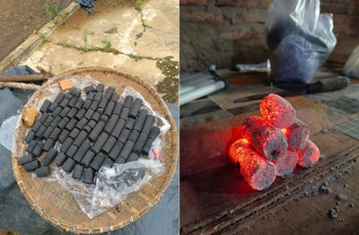 Mahasiswa Itera Olah Limbah Tongkol Jagung Jadi Briket Sebagai Bahan Bakar Alternatif