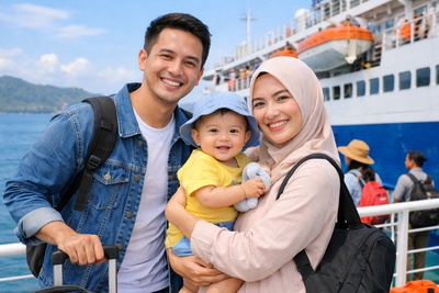 Anti Panik! 5 Cara Mudik Naik Kapal Laut Bersama Bayi dengan Aman dan Tenang
