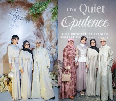 Desainer Nabila Misha Hadirkan Sentuhan Dubai Style dan Shimmer, Bikin Lebaran Modest dan Bersinar