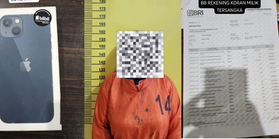 Polres Bengkalis Tahan seorang Perempuan di Bengkalis, Diduga Gelapkan Unit Handphone Konsumen