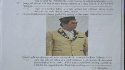 Kasus Suap dan Narkoba: Koko Erwin Masih Buron usai Penangkapan Beruntun
