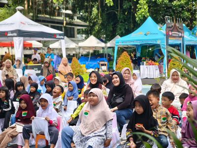 Aksi Sosial Gescita Berbagi: Cek Kesehatan Gratis, Lomba Mewarnai hingga Berbagi untuk Para Marbot!