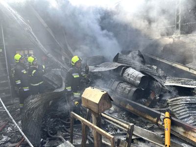 Helikopter Militer Iran Jatuh di Komplek Pasar Buah, Penyebabnya Belum Diketahui
