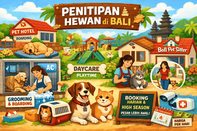 Butuh Pet Boarding di Bali? Ini Daftar Lokasi, Layanan, serta Tips Memilih Penitipan Hewan yang Aman