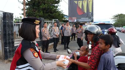Polda Kaltara Tebar 500 Paket Takjil, Perkuat Kebersamaan di Ramadhan 1447 H