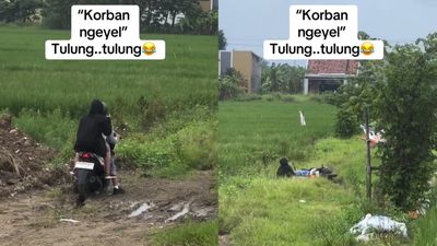 Sudah Diingatkan Tetap Lewat, Dua Cewek SMA Ini Nekat Masuk Jalur yang Salah