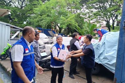 Banjir Rendam Makassar, Pemprov Sulsel Terjunkan Tagana dan Dirikan Tenda Pengungsian