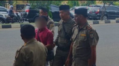 Satpol PP WH Banda Aceh Tertibkan PMKS di Simpang Jambo Tape