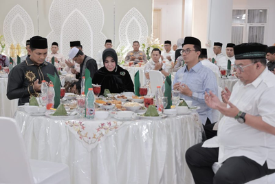 Illiza Perkuat Soliditas Forkopimda Lewat Buka Puasa Bersama di Pendopo