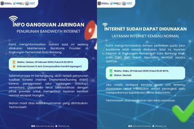 Sempat Melambat 8 Jam, Layanan Internet di Lingkungan Pemkot Bontang Kini Kembali Normal