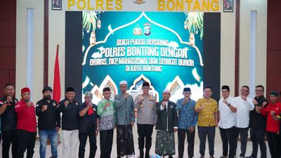 Kapolres Bontang Rangkul Ormas hingga Mahasiswa dalam Bingkai Silaturahmi Ramadan di Mako Polres