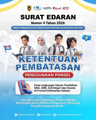 Aturan Baru Disdikbud Kalsel: Pembatasan Ponsel di SMA SMK untuk Tingkatkan Fokus Belajar