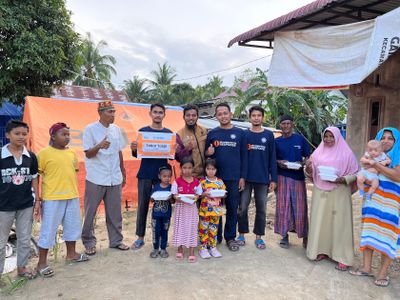 Aksi Kemanusiaan di Bulan Suci: Lazismu Aceh Utara Salurkan Takjil bagi Penyintas Bencana Hidrometeorologi