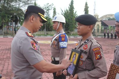 Anggota Propam Dipecat, Kapolres Bengkalis Ingatkan Personel Jaga Integritas