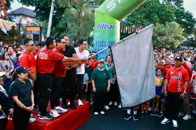 Semarak HUT ke-238 Denpasar, 10 Ribu Warga Tumpah Ruah Ikuti Jalan Sehat di Lumintang