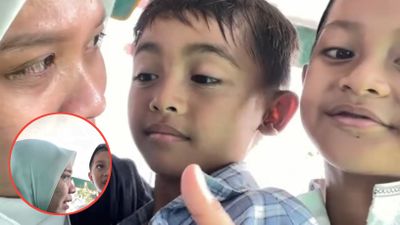Momen Haru Ambil Rapor: Anak Minta Ibunya Peluk Teman yang Kehilangan Sosok Ibu