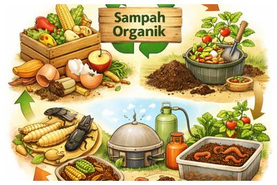 Sampah Organik Jangan Dibuang! Ini 4 Cara Mengolahnya Jadi Bernilai