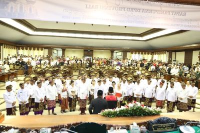 55 Anggota DPRD Bali 2024–2029 Resmi Dilantik, Ini Nama, Partai, dan Dapilnya