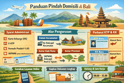 Mau Pindah Domisili ke Bali? Simak Panduan Lengkap Tata Cara Prosedur serta Syaratnya