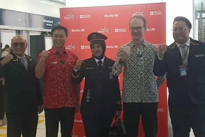 British Council Sulap MRT Jakarta Jadi Ruang Edukasi Studi ke Inggris