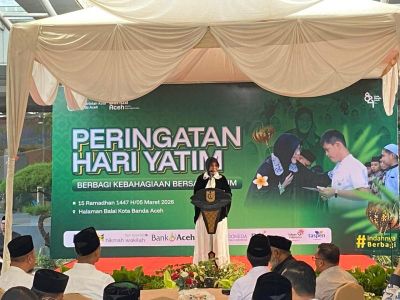 200 Anak Yatim Hadiri Peringatan Hari Yatim di Balai Kota, Pesan Menyentuh dari Wali Kota Illiza