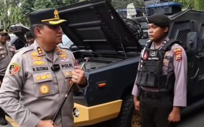 Apel Pengecekan Saran Polres Cilegon Jelang Arus Mudik 2026
