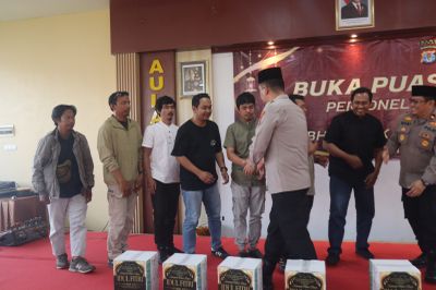 Ramadan Penuh Kebersamaan, Polres Tarakan Gelar Buka Puasa Bersama Personel dan Media